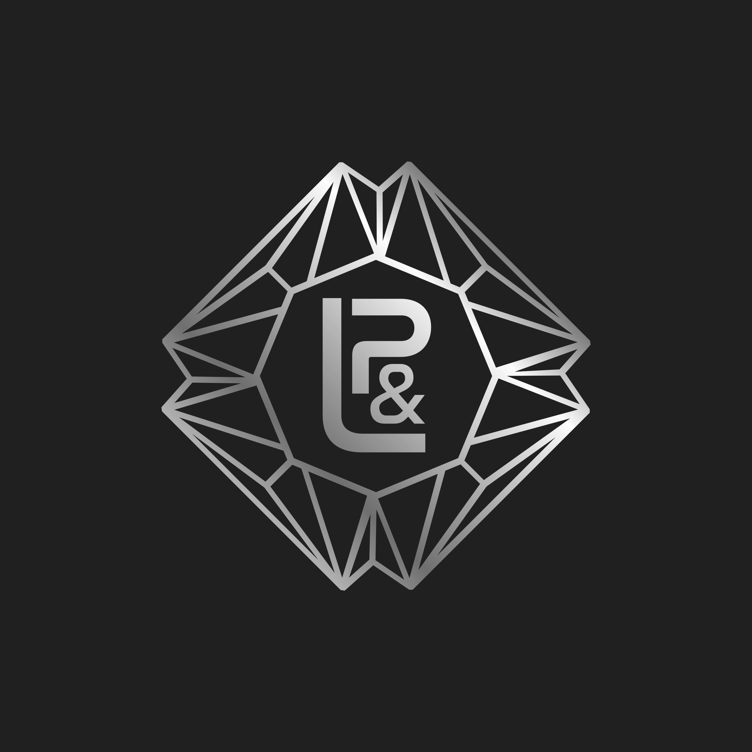 P&L Art and Crystals logo