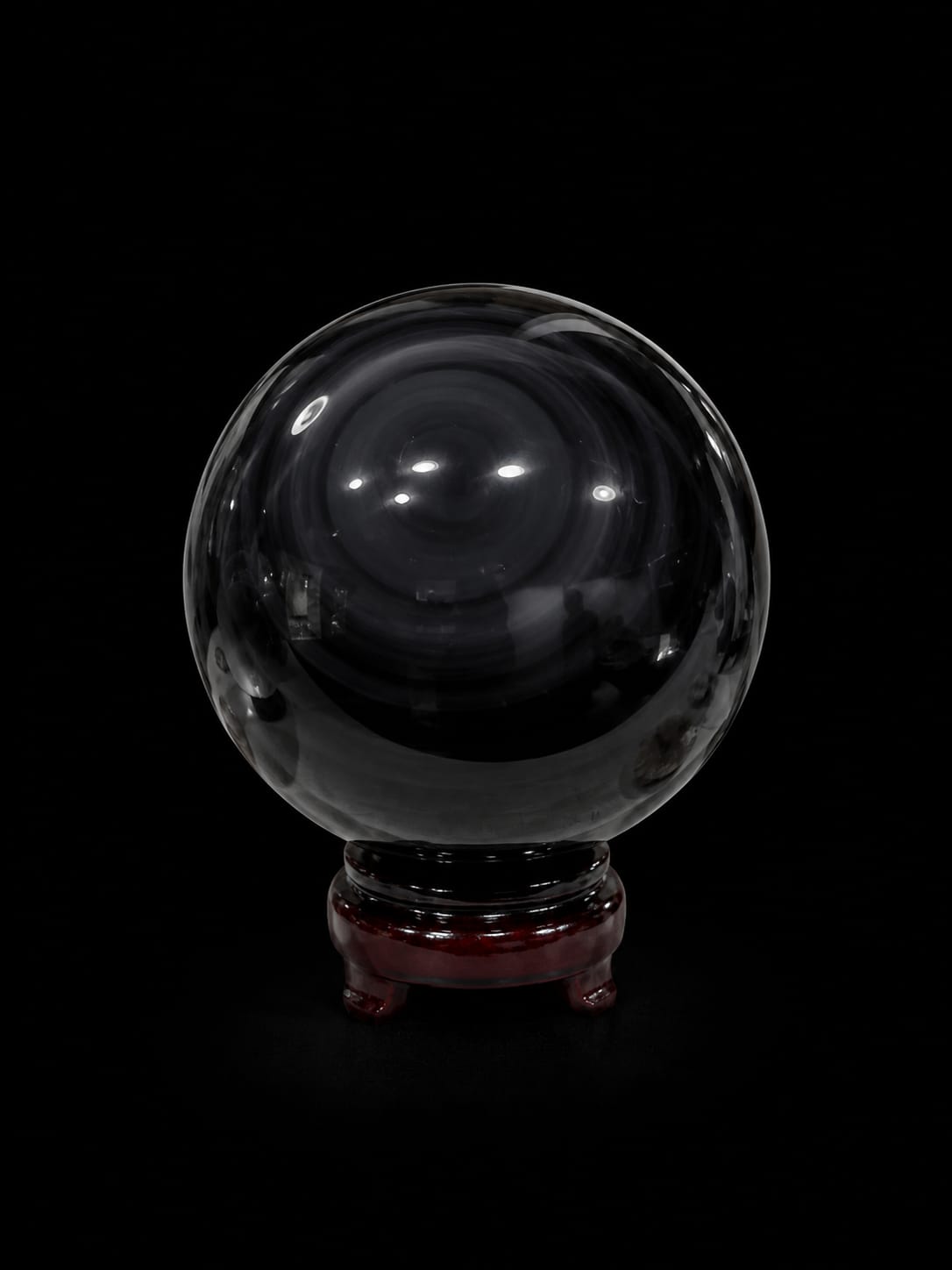 Rainbow Obsidian sphere from Jalisco Mexico — P&L Art and Crystals Singapore